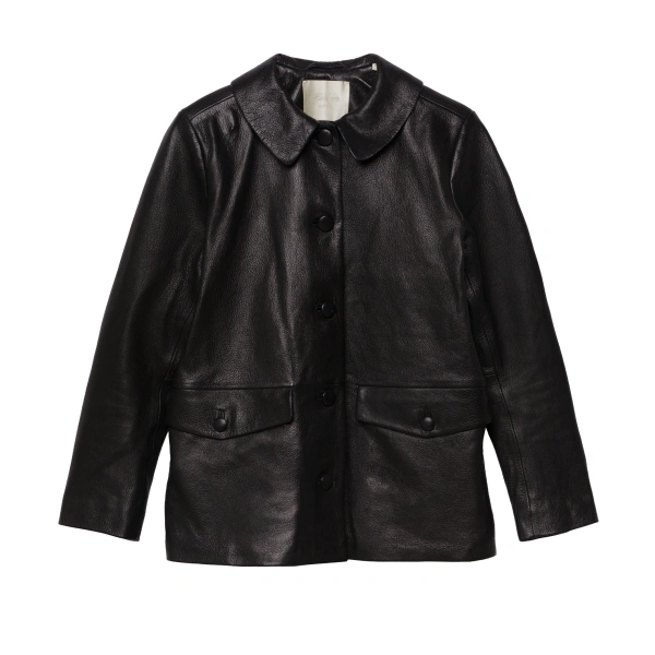 Nico Leather Jacket in Black