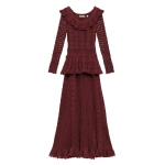 Doen Norène Dress in Vieux Rose | Midi Dresses | Coveti