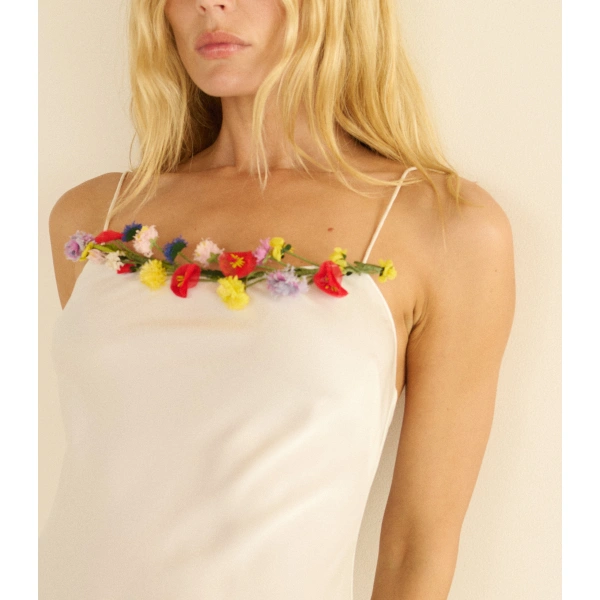 Doen Oleander Dress in Salt | Maxi Dresses | Coveti, view 4