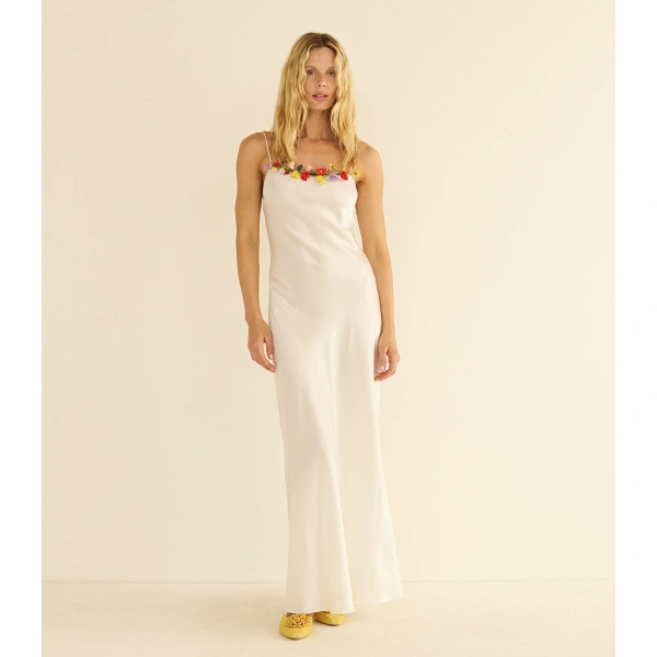 Doen Oleander Dress in Salt | Maxi Dresses | Coveti, view 6