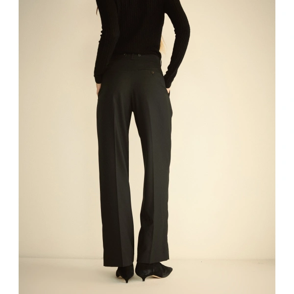 Doen Olivia Pant in Black | Pants | Coveti, view 3