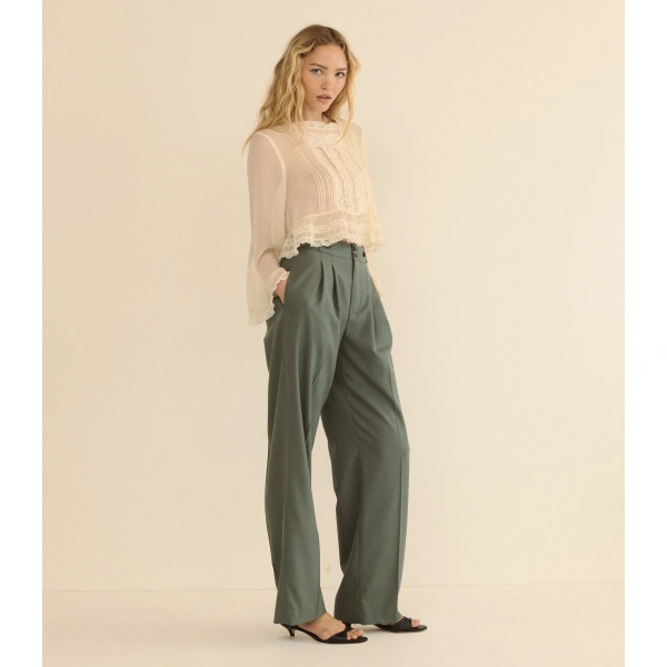 Doen Olivia Pant in Clary Sage | Pants | Coveti, view 3