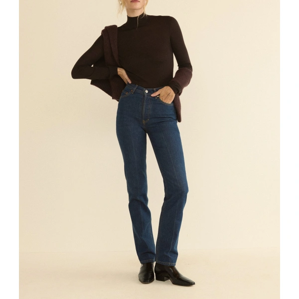 Doen Ondine Jean in Cavalaire Dark Wash | Jeans | Coveti, view 2