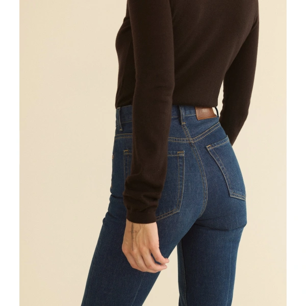 Doen Ondine Jean in Cavalaire Dark Wash | Jeans | Coveti, view 3