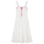 Doen Ophélie Dress in Salt | Midi Dresses | Coveti