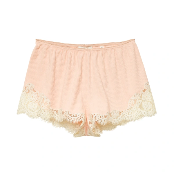 Doen Orna Short in Light Peach Sorbet | Pyjamas | Coveti