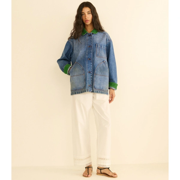 Doen Pascual Jacket in Calgary Wash | Denim Jackets | Coveti, view 3