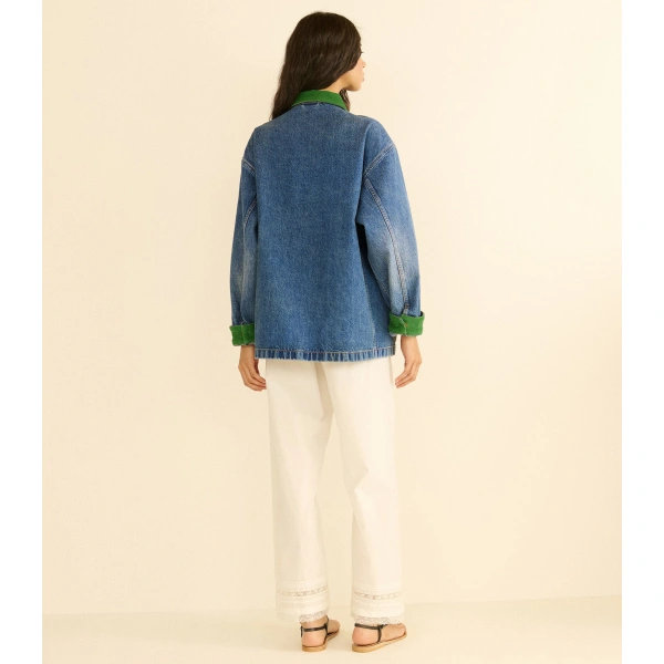 Doen Pascual Jacket in Calgary Wash | Denim Jackets | Coveti, view 6