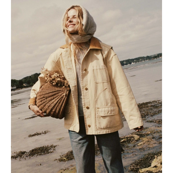 Doen Pascual Jacket in Straw | Jackets | Coveti, view 3