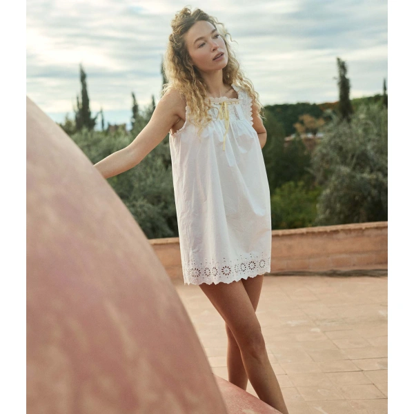 Doen Patience Dress in Salt | Midi Dresses | Coveti, view 2