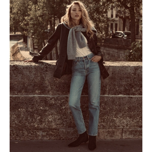 Doen Paulene Jean in Cap Ferrat Light Wash | Jeans | Coveti, view 2