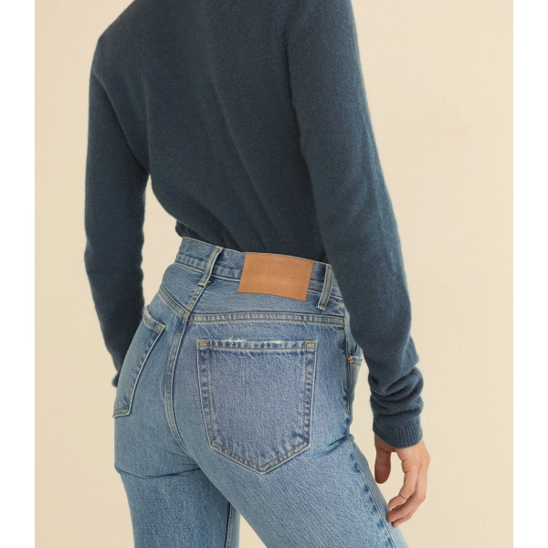Doen Paulene Jean in Cap Ferrat Light Wash | Jeans | Coveti, view 4