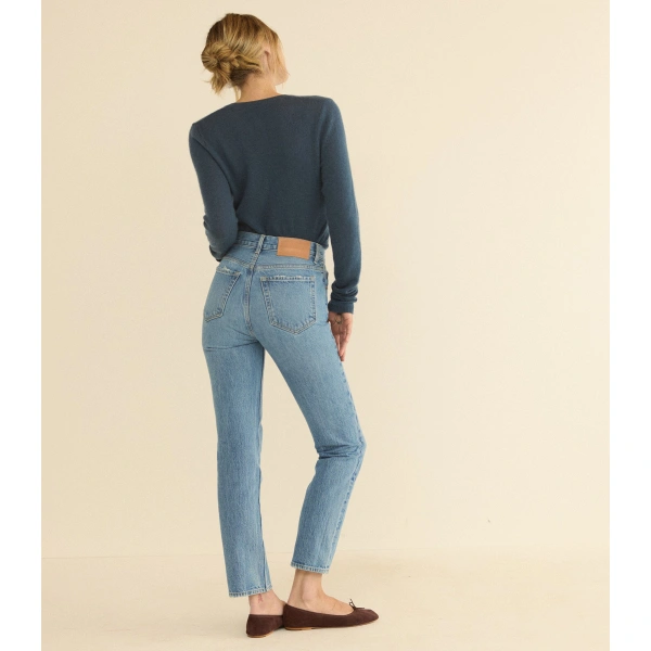 Doen Paulene Jean in Cap Ferrat Light Wash | Jeans | Coveti, view 6