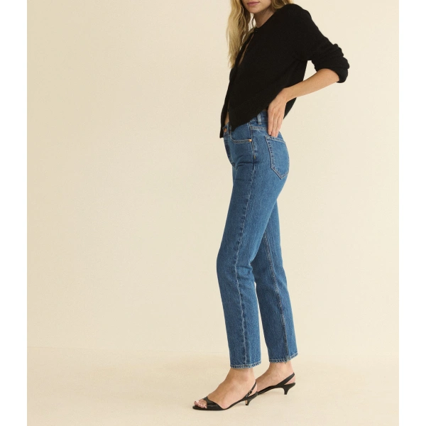 Doen Paulene Jean in Roussillon Mid Wash | Jeans | Coveti, view 2