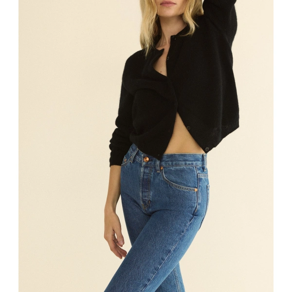 Doen Paulene Jean in Roussillon Mid Wash | Jeans | Coveti, view 4