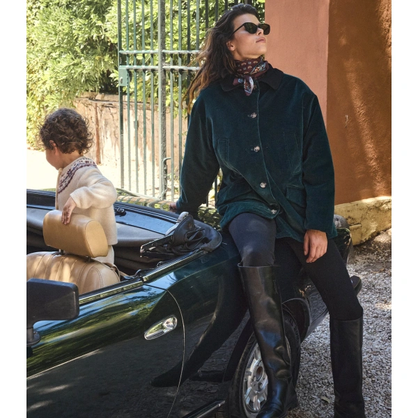 Doen Pemberton Jacket in Conifer | Leather Jackets | Coveti, view 3