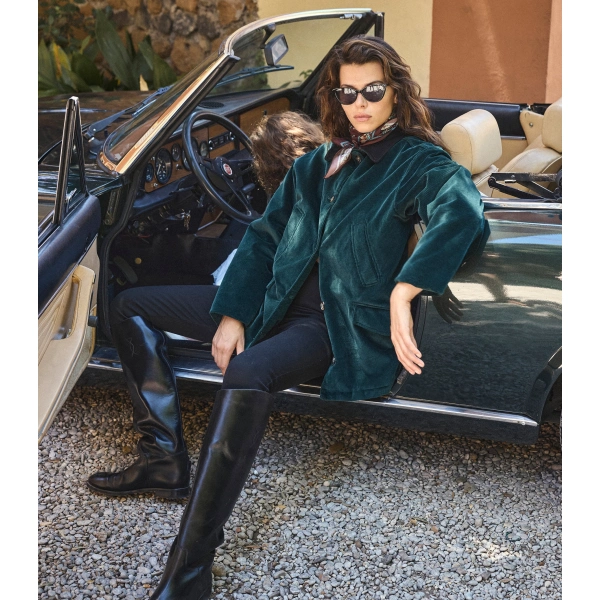 Doen Pemberton Jacket in Conifer | Leather Jackets | Coveti, view 5