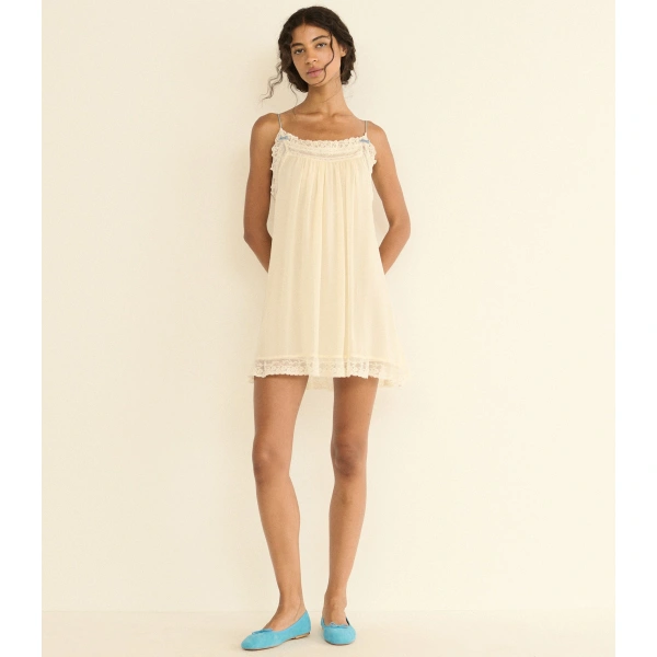 Doen Penelope Dress in Vanille | Midi Dresses | Coveti, view 6