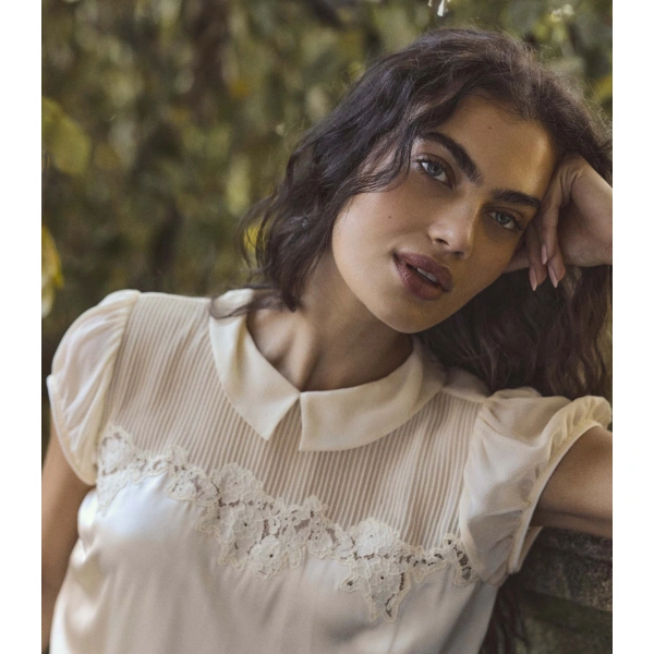 Doen Perle Dress in Vanilla | Mini Dresses | Coveti, view 4