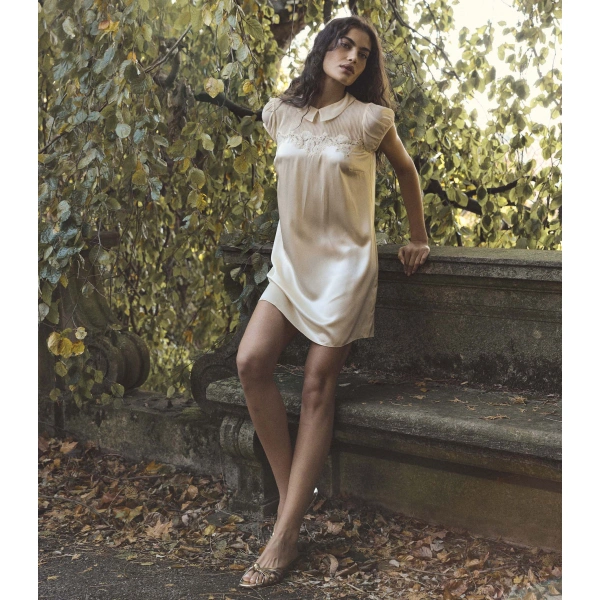 Doen Perle Dress in Vanilla | Mini Dresses | Coveti, view 5