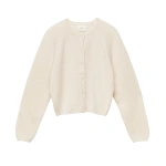 Doen Peroline Cashmere Cardigan in Dogwood | Cardigans | Coveti