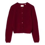 Doen Peroline Cashmere Cardigan in Loire Rouge | Cardigans | Coveti