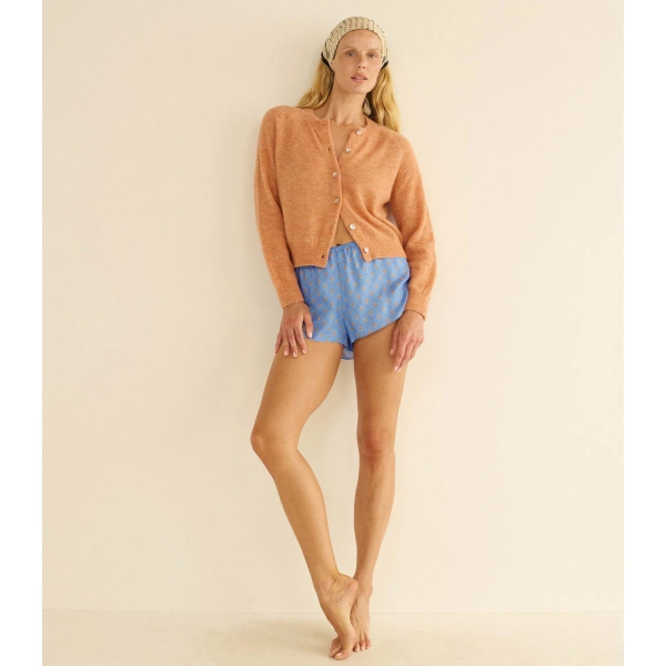 Doen Petra Cardigan in Coral | Cardigans | Coveti, view 3