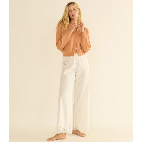 Doen Petra Cardigan in Coral | Cardigans | Coveti, view 5