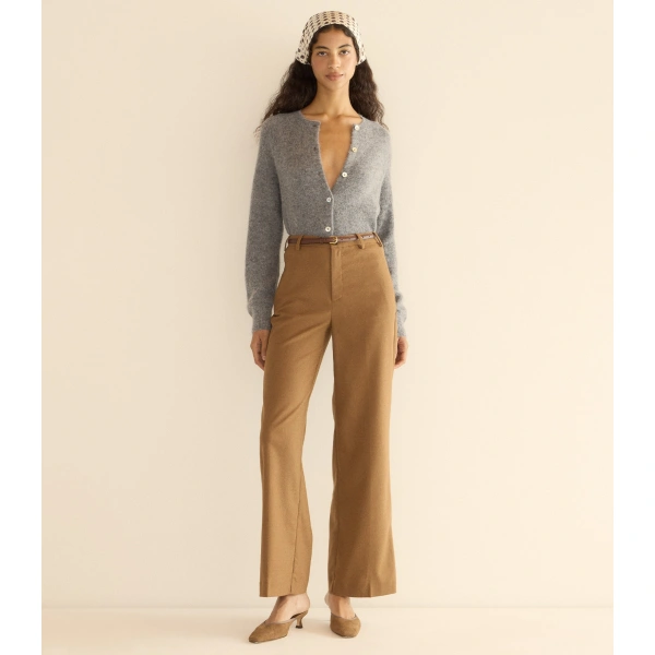 Doen Petra Cardigan in Dark Heather Grey | Cardigans | Coveti, view 3