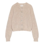 Doen Petra Cardigan in Hazelnut Creme | Cardigans | Coveti
