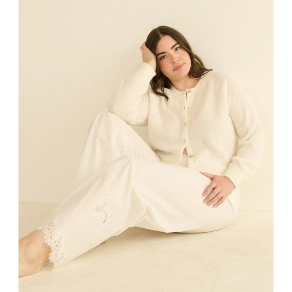 Doen Petra Cardigan in Ivory | Cardigans | Coveti, view 6