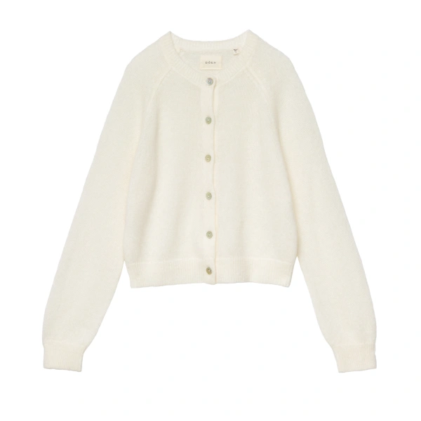 Doen Petra Cardigan in Ivory | Cardigans | Coveti