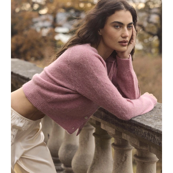 Doen Petra Cardigan in Rosebud | Cardigans | Coveti, view 5