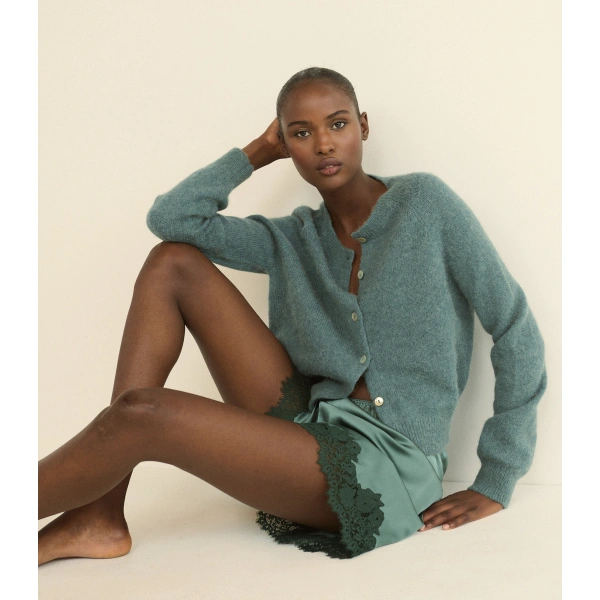 Doen Petra Cardigan in Seafare | Cardigans | Coveti, view 2