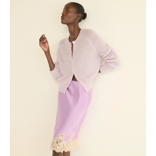 Doen Petra Cardigan in Violet Thistle | Cardigans | Coveti, view 6