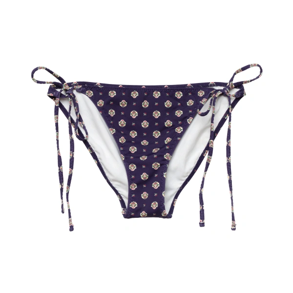 Positano Bikini Bottom in Navy Cadiz Foulard