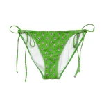 Doen Positano Bikini Bottom in Vert Cadiz Foulard | Bikinis | Coveti