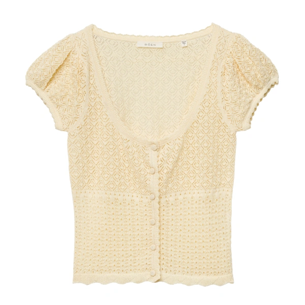 Doen Priscilla Cardigan in Vanilla | Cardigans | Coveti