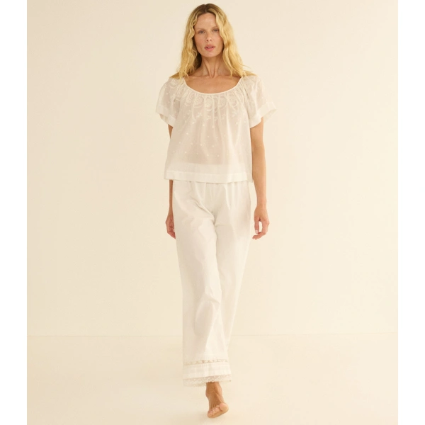 Doen Provence Top in Salt | Blouses | Coveti, view 5