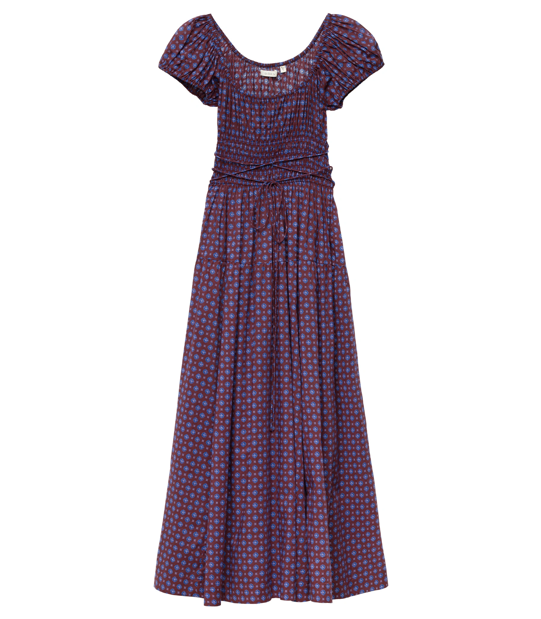Doen Quinelle Dress in Menorca Foulard Doen Quinelle Dress in Menorca Foulard | Midi Dresses | Coveti