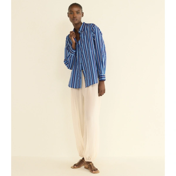 Doen Remis Top in Marceau Stripe | Pyjamas | Coveti, view 4