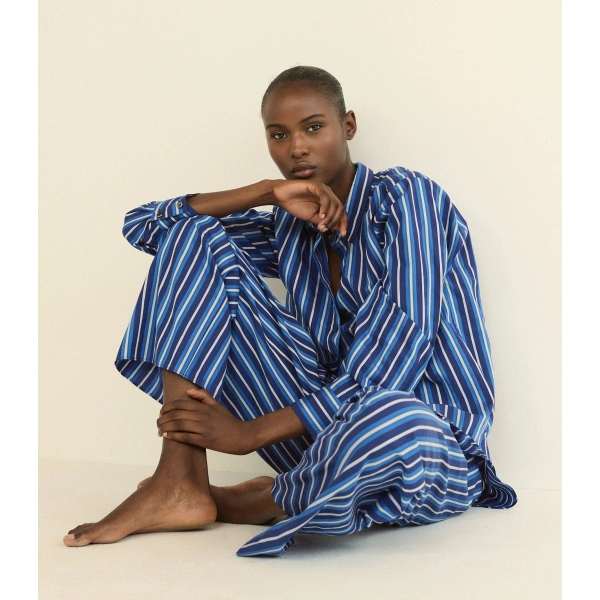 Doen Remis Top in Marceau Stripe | Pyjamas | Coveti, view 5