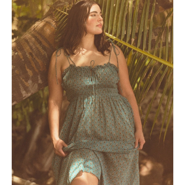 Doen Rhoda Dress in Alba Paisley | Maxi Dresses | Coveti, view 2