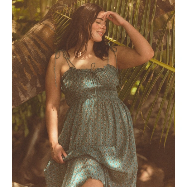 Doen Rhoda Dress in Alba Paisley | Maxi Dresses | Coveti, view 3