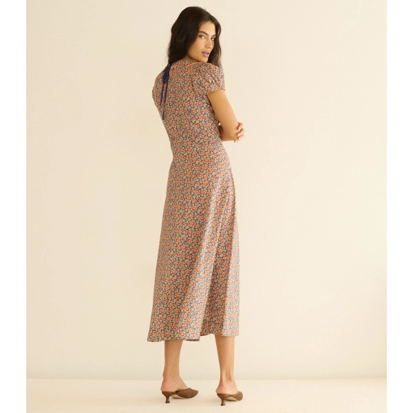 Doen Rhodia Dress in Jardin du Soleil | Midi Dresses | Coveti, view 5