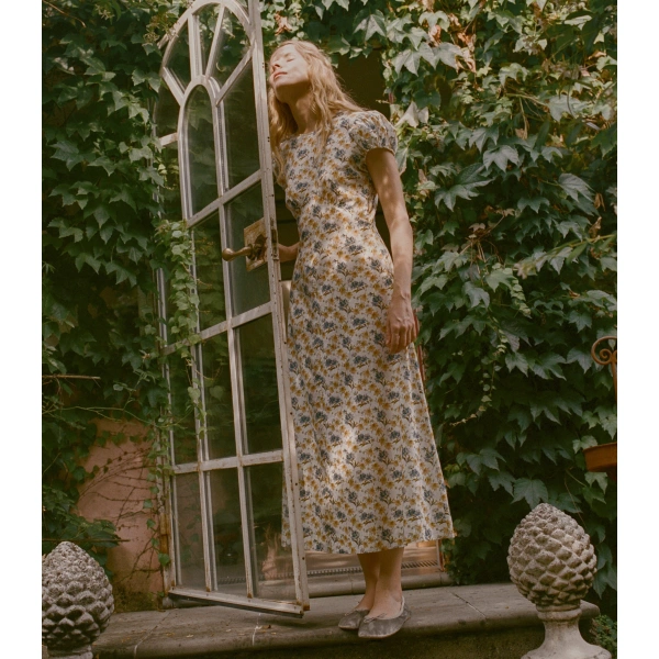Doen Rhodia Dress in Narcissus Bloom | Maxi Dresses | Coveti, view 2