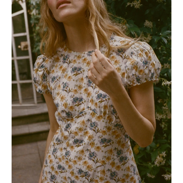 Doen Rhodia Dress in Narcissus Bloom | Maxi Dresses | Coveti, view 5
