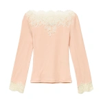 Doen Riana Tee in Light Peach Sorbet | Pyjamas | Coveti