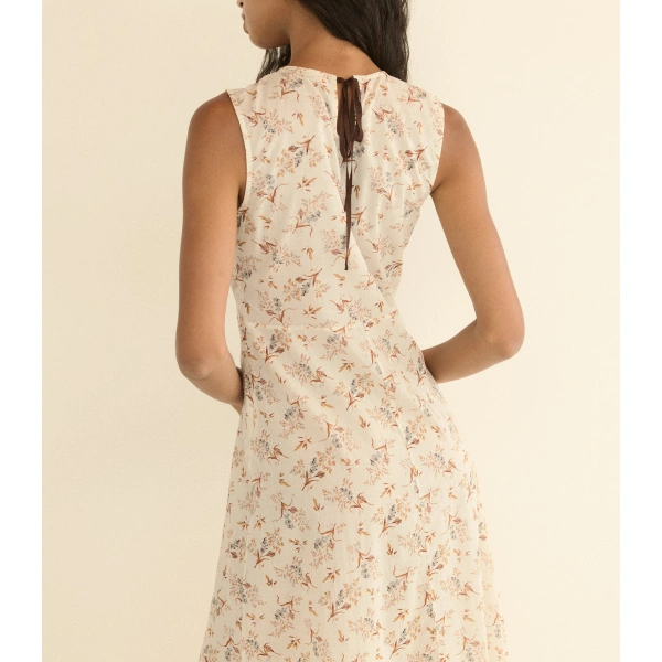 Doen Riona Dress in Crème Windswept Meadow | Midi Dresses | Coveti, view 5