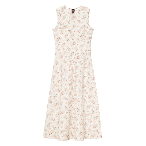 Riona Dress in Crème Windswept Meadow